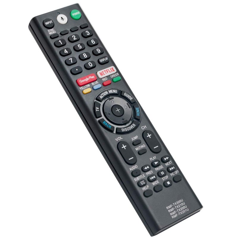 ZdalaMit Voice Remote Control Replacement fit for Sony Smart TV XBR-49X700D XBR-55X700D XBR-65X750D XBR65X850E XBR75X850E XBR49X800E XBR55X800E XBR55X806E XBR55A1E XBR65A1E XBR43X800E XBR-49X800E XBR-55X800E - Image 1